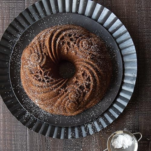 Nordic Ware Let It Snow Bundt, Silver, 10-Cup Capacity thumbnail 5