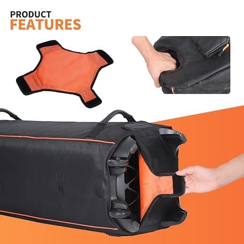 OUKNAK Speaker Bag Travel Case Replacement for JBL Party Box Series, Portable Carry Tote Bag Backpack for JBL Speaker (For partybox 1000) thumbnail 4