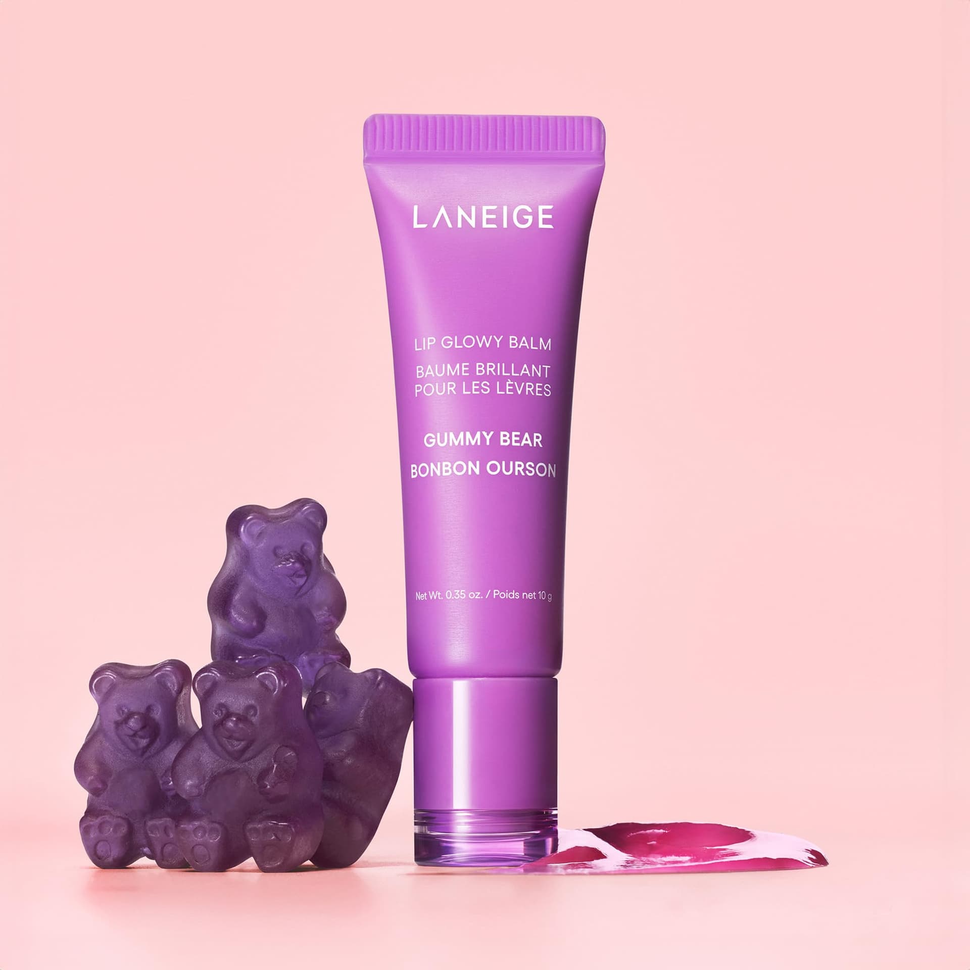LANEIGE Lip Glowy Balm Gummy Bear Sheer Tinted Lip Moisturizer with Shea Butter, for Hydrating Shine & Soft Lips thumbnail 2