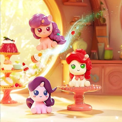 MINISO My Little Pony Blind Box Toy Surprise Box Figure Model Cute Peripheral Ornaments Collectible Toy Surprise Figures for Room Decorations, Birthday Gifts (Random) 3 Mini Figures per Box thumbnail 5