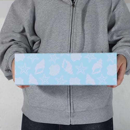 LFBOX Blue Ocean Theme Gift Box with Magnetic Lids 1 Pack | Large Bridesmaid Proposal Boxes 13.8x8.3x4.4 in, Rectangle Wedding Decorative Storage Box thumbnail 5