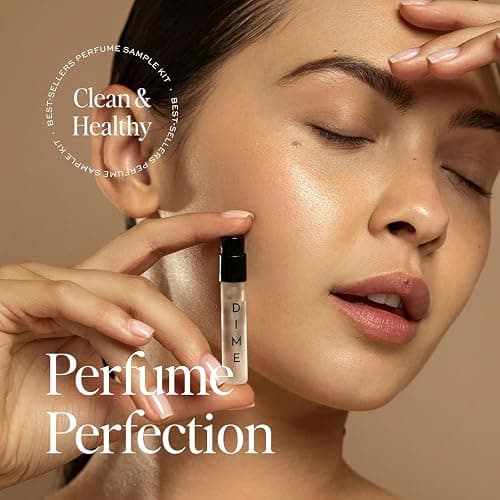 DIME Beauty Perfume Sampler, Hypoallergenic, Clean Perfumes, Eau de Toilette For Women (Set of 5, 2 ml) thumbnail 7