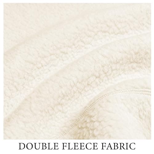 Keeliya Womens Fleece Sweatshirts Cropped Half Zip Fuzzy Warm Sherpa Pullover Varsity Jackets with Zipper Pockets thumbnail 6