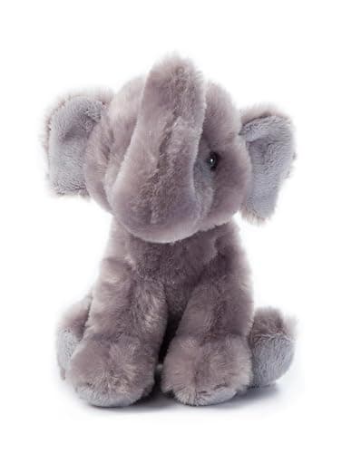 The Petting Zoo Elephant Stuffed Animal Plushie, Gifts for Kids, Wild Onez Babiez Wildlife Animals, Elephant Plush Toy 6 Inches thumbnail 4