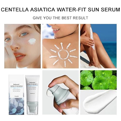 𝐶𝑒𝑛𝑡𝑒𝑙𝑙á Sunscreen SPF 50, Face Sun Screen Long-Lasting, Cen-tella Madagascar Sunscreen, Korean Skincare (Blue 2) - Blue 2 thumbnail 3