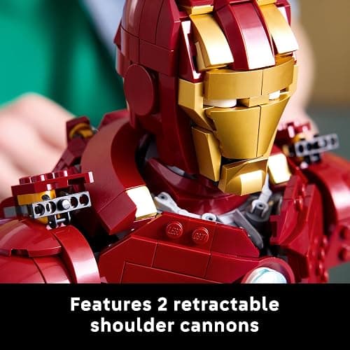 LEGO Marvel Iron Man MK4 Bust - Building Kit for Adults, Ages 18+ - Includes Iron Man Minifigure - Collectible Model for Super Hero Fans - Gift for Men and Women - 76327 thumbnail 4