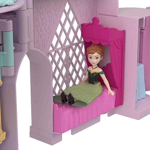 Mattel Disney Frozen Toys, Storytime Stackers Anna's Arendelle Castle, Stackable Doll House with Small Doll, Olaf & 7 Pieces, Inspired by The Movies thumbnail 5
