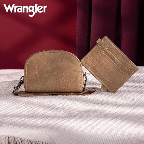 Wrangler KeyChain Wallet Wristlet Wallets for Women Dual Pouch Wristlet Rfid Blocking Credit Card Holder Wallet thumbnail 7