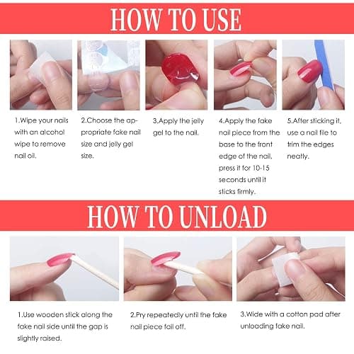 Jremg White French Tip Press on Nails Long Square Fake Nails with 3D Flowers Rhinestones Designs Glossy Cute Pink Bow Charms False Nails Reusable Nude Pink Full Cover Glue on Nails for Women 24Pcs thumbnail 5