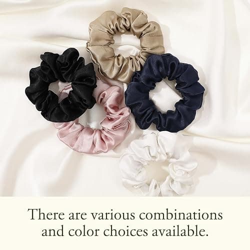 silk scrunchies - bright coffee thumbnail 5