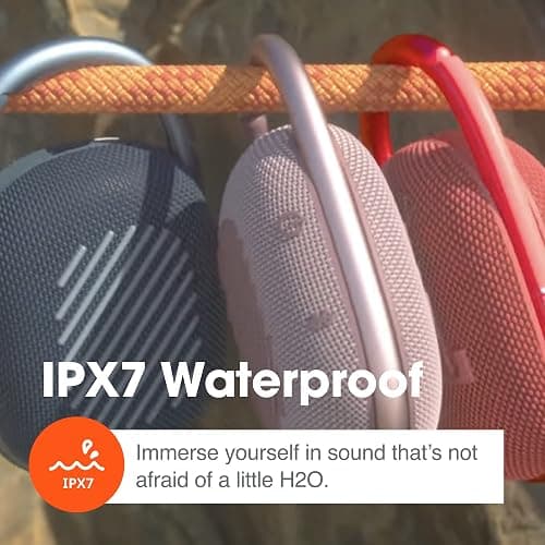 JBL Clip 4, Teal - Portable Bluetooth 5.1 Speaker - Up to 10 Hours of Play - Waterproof & Dust Resistant - Includes Noise & Echo-Canceling Speakerphone thumbnail 5