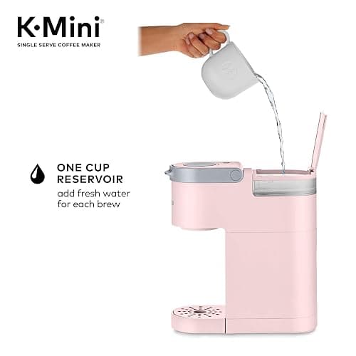 Keurig K-Mini Single Serve K-Cup Pod Coffee Maker, 6 to 12oz Brew size, with Cord Storage, Perfect for Small Spaces, Dusty Rose thumbnail 8