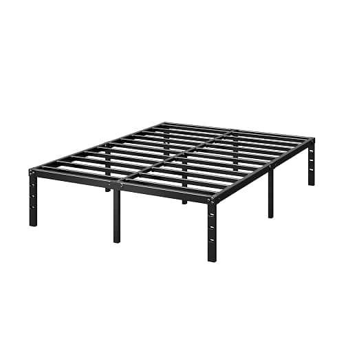 HLIPHA Metal Platform Bed Frame 14 Inch Tall,No Box Spring Needed,Full Size Bed with Heavy Duty Strong Support Slats,Easy to Assemble,Black thumbnail 9