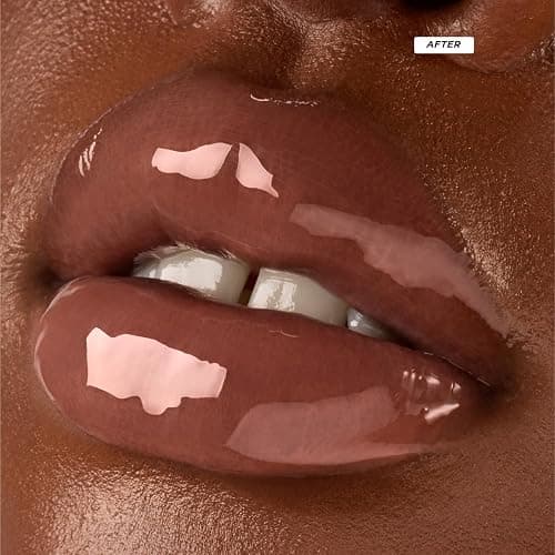 Gisou Honey Infused Hydrating Lip Oil, Nourishing Lip Moisturizer for Dry Lips, 0.27 fl oz (Bee-lini Peach) thumbnail 8