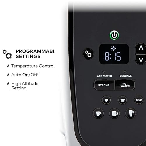 Keurig K-Elite Single Serve K-Cup Pod Coffee Maker, with Strength and Temperature Control, Iced Coffee Capability, 8 to 12oz Brew Size, Programmable, Brushed Slate thumbnail 5