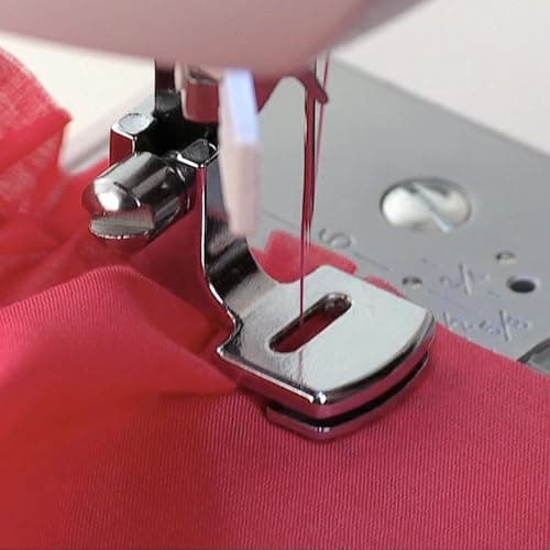 SINGER | Gathering Presser Foot for Low-Shank Sewing Machines, Simutaneously Trims & Hems Edges, Zig-Zag and Over-Edge Stitches - Sewing Made Easy thumbnail 5