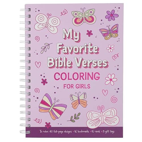 My Favorite Bible Verses Coloring for Girls, Ages 8-12 - Image 1