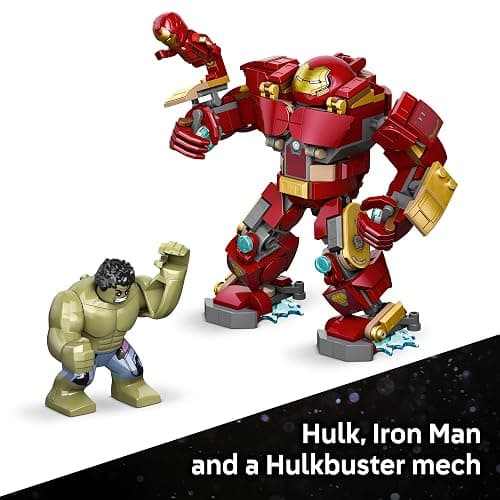 LEGO Marvel Epic Battle: Hulkbuster vs. The Hulk Building Toy for Boys & Girls - Avengers: Age of Ultron Display & Play Set W/2 Minifigures for Kids, Ages 9+ - Gift Idea for Birthdays - 76343 thumbnail 6