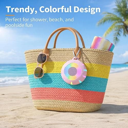 HEYSONG Waterproof Shower Bluetooth Speaker, Durable & Portable with Clear Sound, Ideal for Shower, Pool, Beach & Kayaking – Great Gifts for Girls, Women thumbnail 6