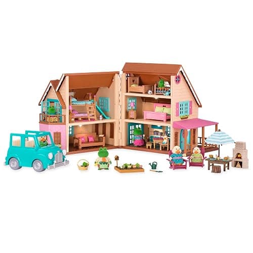 Li'l Woodzeez – Honeysuckle Hillside Cottage – Toy Furniture & Accessories – Playset for Kids – Collectible Toys – 3+ Years – Charming Cottage Playset for Imaginative Play - Image 1