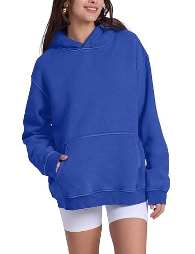 Hatant Oversized Hoodie Sweatshirts for Women Couples Heavyweight Hoodies Pullover Vintage Acid Wash Sweaters Pullover 2025 thumbnail 2