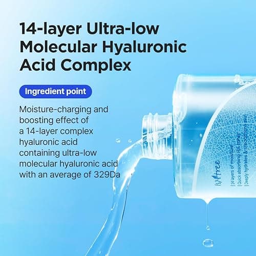 ISNTREE Ultra-Low Molecular Hyaluronic Acid Toner (300 ml) thumbnail 5
