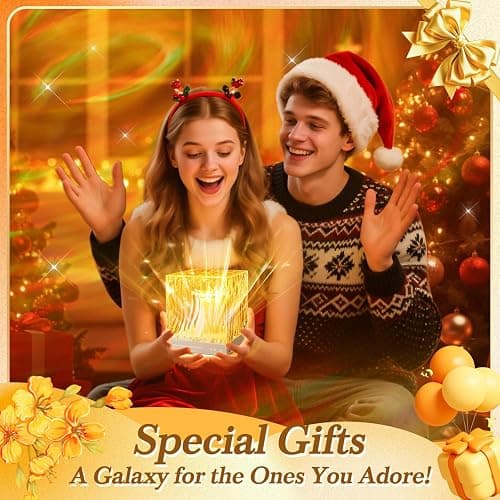 Galaxy Projector for Bedroom,18-Color Solar System Kids Night Light Projector for Bedroom,Remote Night Light for Kids Flower Lamp Tornado lamp Pink Lights,17 Year Old Girl Gift Ideas Purple Room Decor thumbnail 6