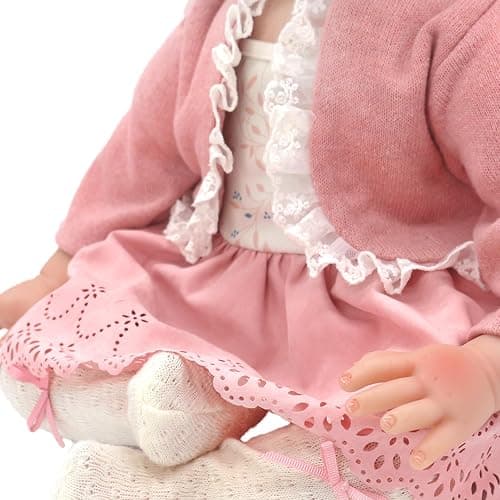 Doll Clothes for 18-20 Inches 43-50cm Baby Dolls, 2 packs Dress Outfits with Hat (Not Include Doll) thumbnail 6