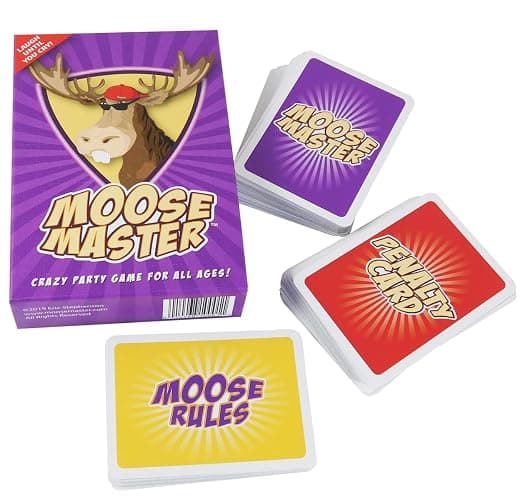 Moose Master - Laugh Until You Cry Fun - Your Cheeks Will Hurt from Smiling and Laughing so Hard - for Fun People Looking for A Hilarious Night in a Box thumbnail 2