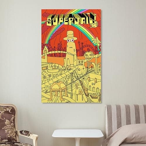 Dark Comedy TV Shows Superjail! Poster Artworks Canvas Poster Room Aesthetic Wall Art Prints Home Modern Decor Gifts Framed-unframed 08x12inch(20x30cm) thumbnail 7