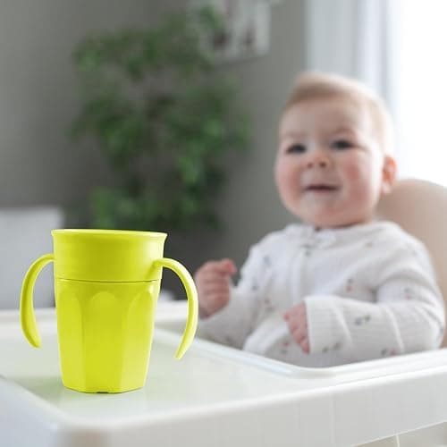 Dr. Brown's Toddler Feeding Starter Set, Travel Bundle with Cheers360 Spoutless Training Cup with Handles, 6m+, 4 Piece thumbnail 12