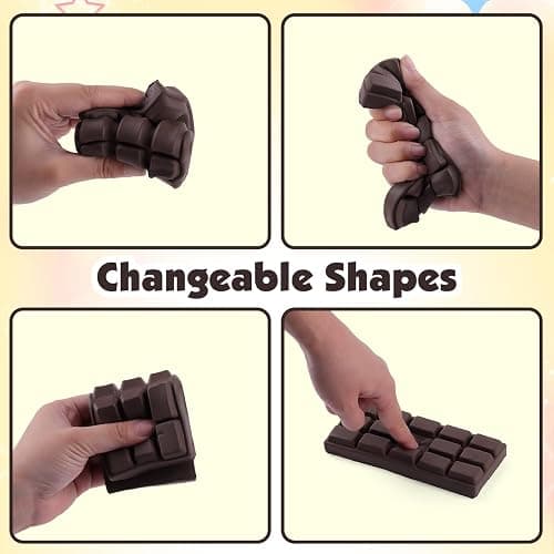 Anboor Slow Rising Chocolate Squishy Toys for Kids Food Foam Stress Squishes Cute Giant Squeeze Toy thumbnail 4