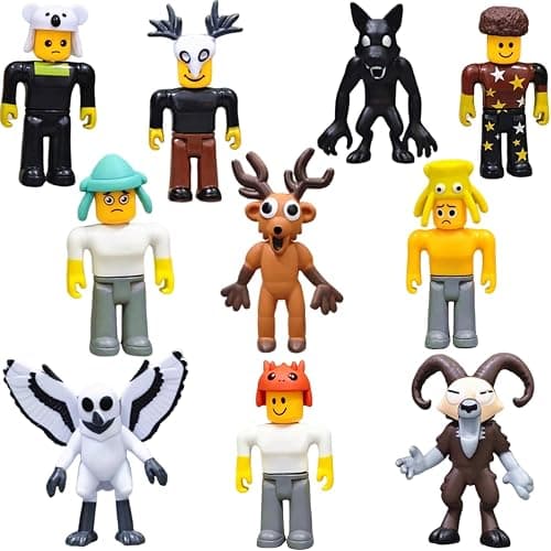 10 Pcs 99 Nights in The Forest Action Figure Toys, 3 Inch The Deer Owl Ram Monster Figures for Game Fans, for Kids, Collectors, Home Decor - Image 1