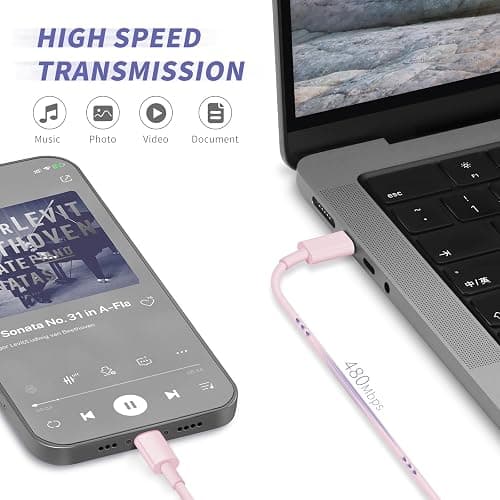 iPhone Charger Fast Charging,[MFi Certified] 2Pack 20W Type C Fast Charger Block with [10FT&6FT] USB C to Lightning Cable Compatible for iPhone 14/13/12/11 Pro Max/Xs Max/XR/X,iPad thumbnail 5