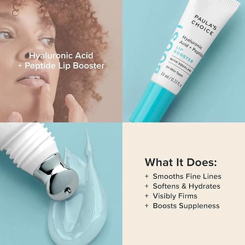 Paula's Choice BOOST Hyaluronic Acid + Peptide Lip Booster, Hydrating Treatment for Lip Volume, Loss of Firmness & Fine Lines, with Squalane, Fragrance-free, 0.33 Fluid Ounces thumbnail 4