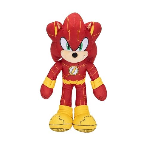 Sonic The Hedgehog DC Comics Sonic as The Flash and Silver as Green Lantern 9” Plush 2-Pack thumbnail 8