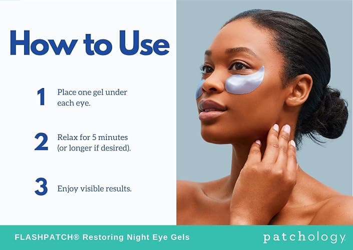 Patchology Restoring Eye Gel Patches with Retinol & Collagen - Eye Masks for Dark Circles, Puffy Eyes & Wrinkles - Anti-Aging Overnight Eye Pads Set - Brighten Skin Care for Eye Bags (30 Pairs) thumbnail 4