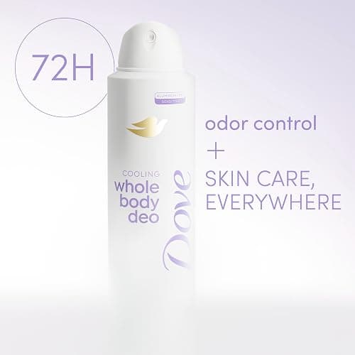 Dove Whole Body Deo Aluminum Free Invisible Spray Deodorant Coconut & Vanilla for 72h Odor Control 4 oz thumbnail 4