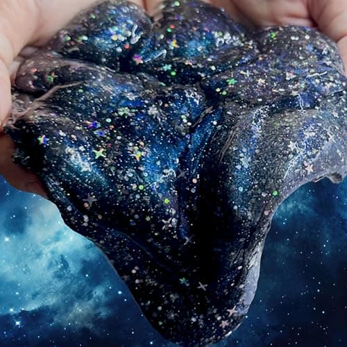 24 Pack Galaxy Slime-Multi Colored Sensory Putty,Party Favors for Kids, Non Sticky,Safe for Girls and Boys Classroom Reward,Stress Relief Toy, Party Supplies thumbnail 3