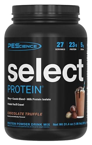 PEScience Select Protein Powder, Chocolate Truffle, 27 Servings | Whey and Casein Blend, Gluten Free, Lean Protein Powder, Low Calorie, Low Carb, Keto Friendly - Image 1