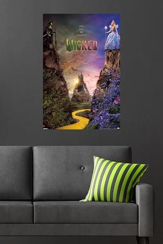 Trends International Wicked: For Good (2025) - Cliff One Sheet Wall Poster, 34L x 22.4W, Unframed Version thumbnail 4