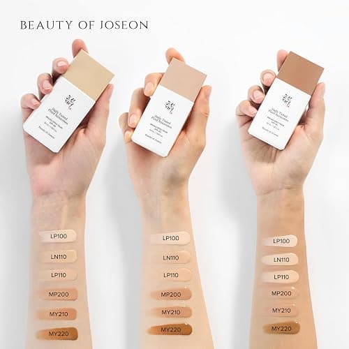 Beauty of Joseon Daily Tinted Fluid Sunscreen 12 Shades for Face Moisturizing Broad Spectrum SPF 40 Korean Skincare 50ml, 1.69 fl.oz #LN110 thumbnail 5