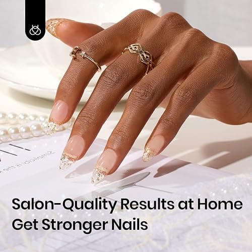 Beetles Builder Gel for Nails,2 Pcs 8 in 1 Clear Building Gel,for Strengthening Natural Nail Instant Apex & Extension for DIY Salon at Home,Friendly for Beginner,UV LED Lamp Cured,Gifts for Women thumbnail 5