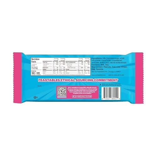 MrBeast Feastables Milk Chocolate Bar, King Size, 10 Count, Creamy Milk Chocolate Candy, Fairtrade Cocoa, 2.1oz Each thumbnail 6