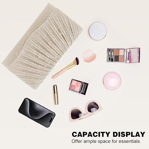 Clutch Purses for Women Formal Dressy Evening Bag Handbags Crossbody Bag for Wedding Cocktail Prom Party Elegance Charm thumbnail 6