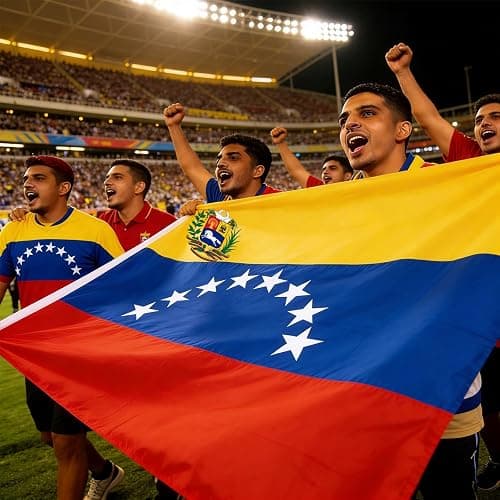 AhfuLife Venezuela Flag 3x5 Ft, 8 Star Large Venezuelan Flags for Outside - Double Side with Brass Eyelets for Olympic Party Decorations Bar Garden Street Decoration Indoor Outdoor thumbnail 6