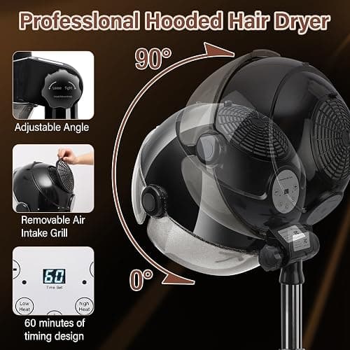 Professional Hooded Hair Dryer thumbnail 3