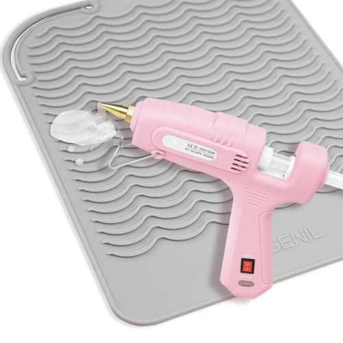 ANGENIL Pro Large Silicone Heat Resistant Mat for Curling Irons, Titanium Ceramic Flat Iron Hair Straightener and Hair Curler for Hot Hair Tools Mat Pouch 2-in-1, Iron Scald Accessories, 11.02" x 7.9" thumbnail 7