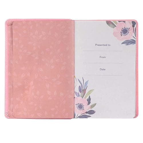 Daily Light For Women Classic Collection of 366 Devotional Scripture Readings from ESV Bible - Pink Faux Leather Flexcover Gift Book for Women w/Ribbon Marker, Gilt-Edge Pages thumbnail 7