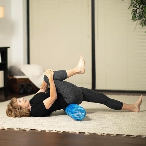 OPTP PRO-Roller Soft Density Foam Roller – Low Density Soft Foam Roller for Physical Therapy, Pilates, Yoga Foam Roll Exercises, and Muscle Recovery- Blue 36" x 6" thumbnail 3